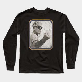 Anthony Bourdain Retro Long Sleeve T-Shirt